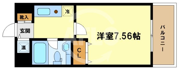 ISM中之島レジデンスの間取り|HF中之島レジデンス　開放感ある間取り