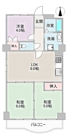 堀田グリーンハイツの間取り