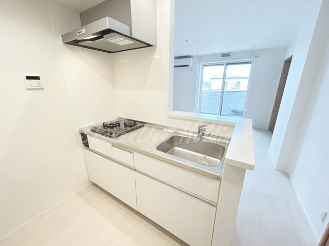 大和市上和田の賃貸マンションのキッチン