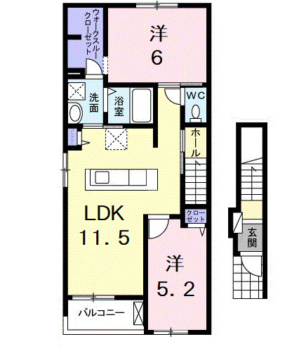 エレガンス3の間取り