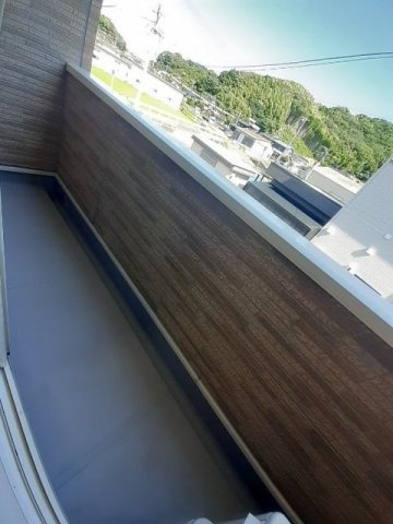 ラフレシールⅡのバルコニー