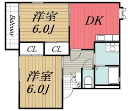 【間取り】 | カーサ・グリーン　A棟
