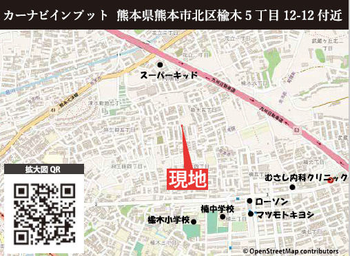 ケイアイテラス／北区楡木２期／１号棟の地図