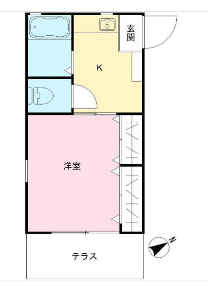 ライフ大勝Ⅱの間取り|間取り