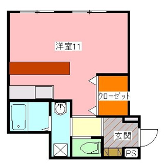 【間取り】 | メゾンヒラカタⅡ | 間取りです。