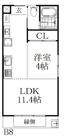 【間取り】 | The Orchard Yahata Ｂ棟