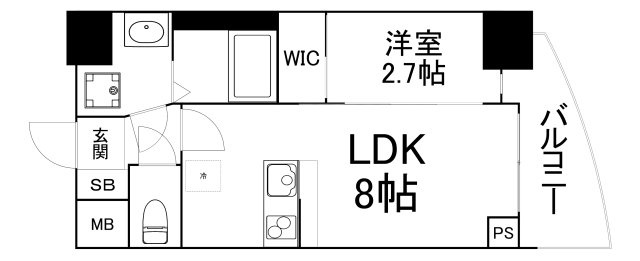 【間取り】 | セレニテ天六ミラク