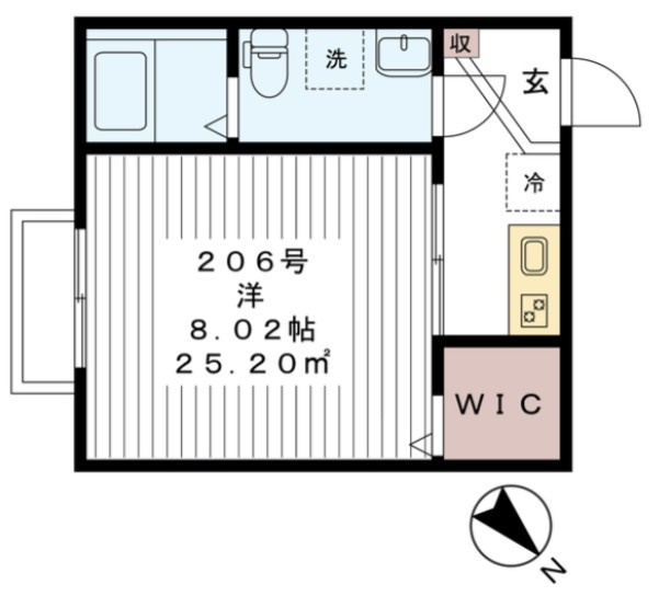 CAREL新鎌ヶ谷の間取り