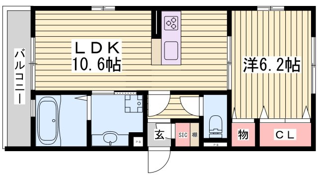フローリッシュの間取り