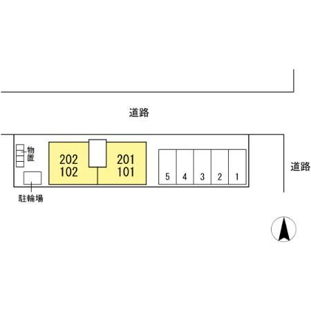 フォレスタ仙北の区画図