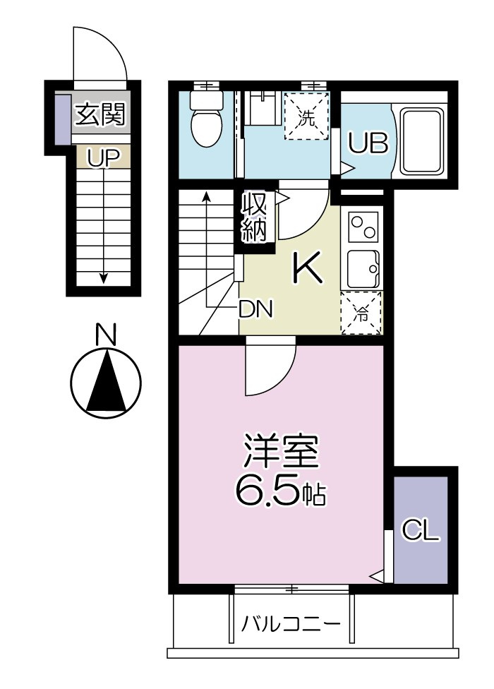 グランシャレー亀有Ⅰ の間取り