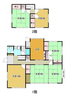 【間取り】 | 将監三丁目貸戸建