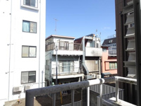 バルコニーからの景色です！