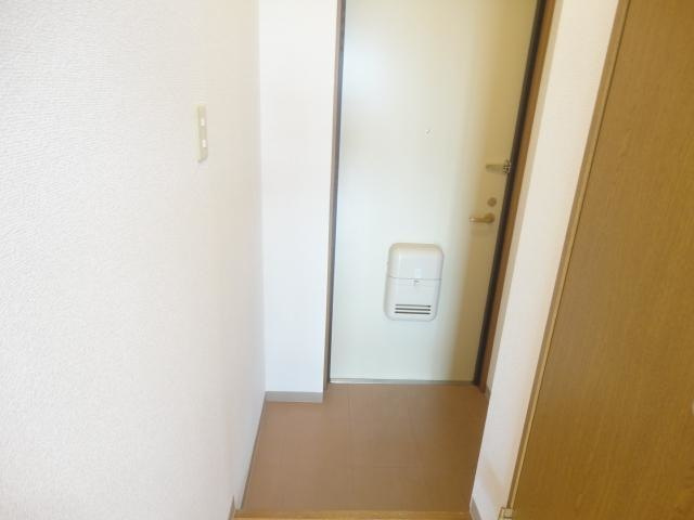 アネックス深谷の玄関|別部屋反転間取りのお写真となります。