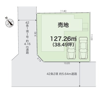 加古川市尾上町池田 2期    山陽電鉄「浜の宮駅」徒歩18分の区画図