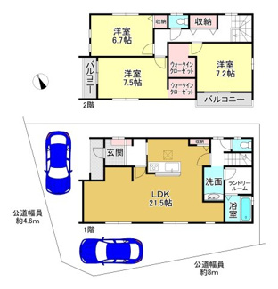 【間取り】 | 大津市真野5丁目31　新築戸建