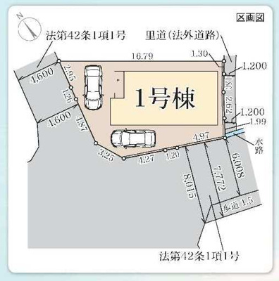 【区画図】 | 大津市真野5丁目31　新築戸建