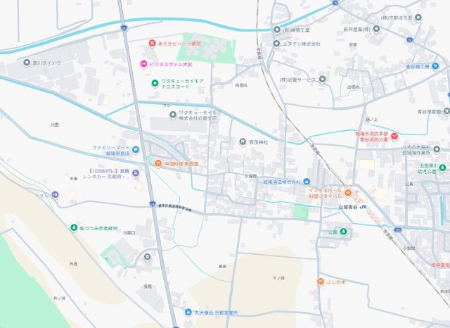 城陽市奈島久保野　第4期　新築一戸建ての地図