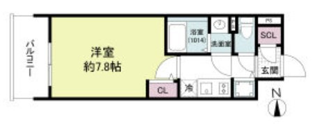 カーサレグラス城東セントラルの間取り|カーサレグラス城東セントラル