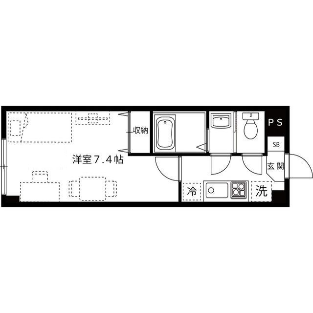 ラ・フォート南千住の間取り|間取りです。