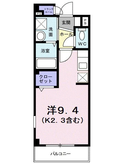 ジュネス飛田給の間取り