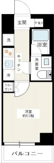 ＳＱＵＡＲＥ　ＣＩＴＹ　ＴＳＵＲＵＭＩ　ＲＩＶＥＲＳＩＤＥの間取り