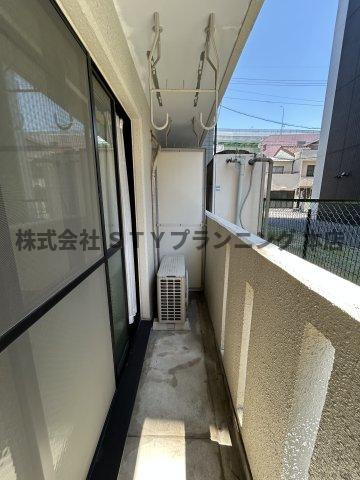 仲介手数料0円！メゾンリラのバルコニー