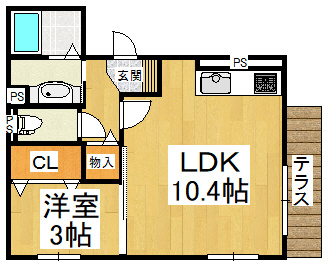 【間取り】 | ラ　メゾン　ピック　和泉中央
