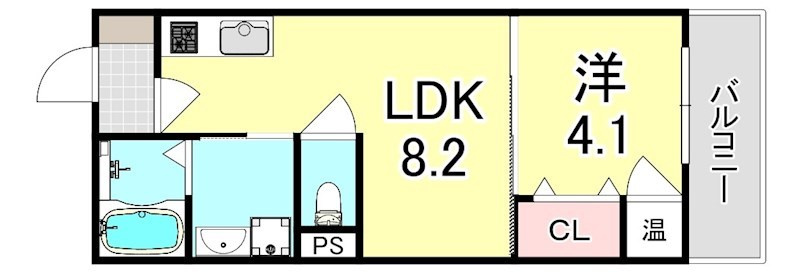 GRANDIR塚本の間取り