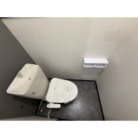 落ち着いた色調のトイレです