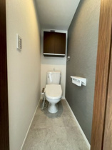 ゆったりとした空間のトイレです