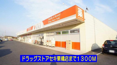ドラックストアセキ栗橋店まで1300m