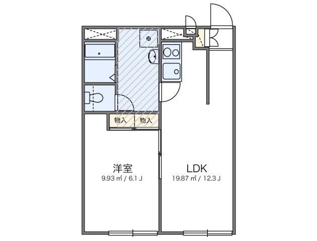 代表的な間取のため実際の間取とは異なる場合があります