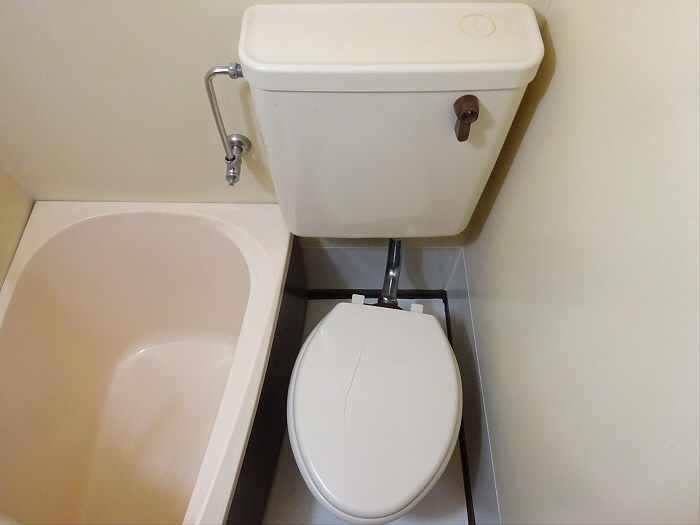 ゆったりとした空間のトイレです