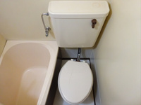 ゆったりとした空間のトイレです