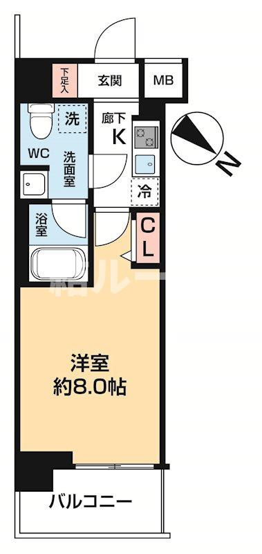 板橋区徳丸１丁目の賃貸マンションの間取り