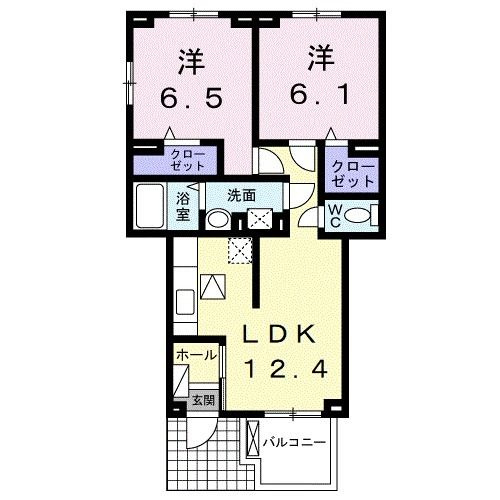 タカス　サザンハイツの間取り