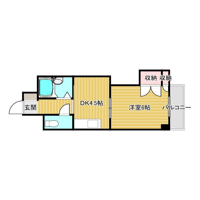 正雀グランドハイツ北の間取り