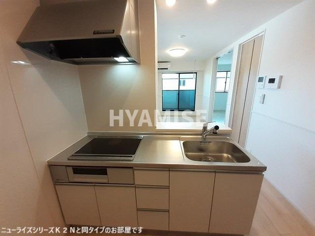 パラディ久山壱番館のキッチン|※室内画像は類似物件のもの