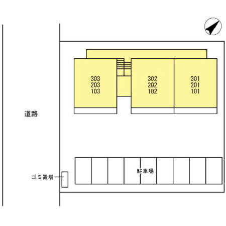 エトワール諫早の区画図
