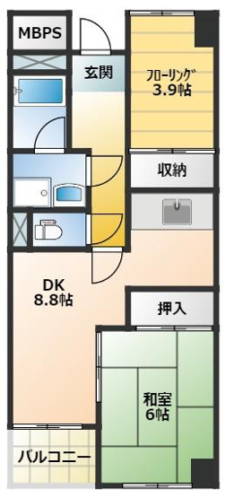 【間取り】 | コスモ一橋学園