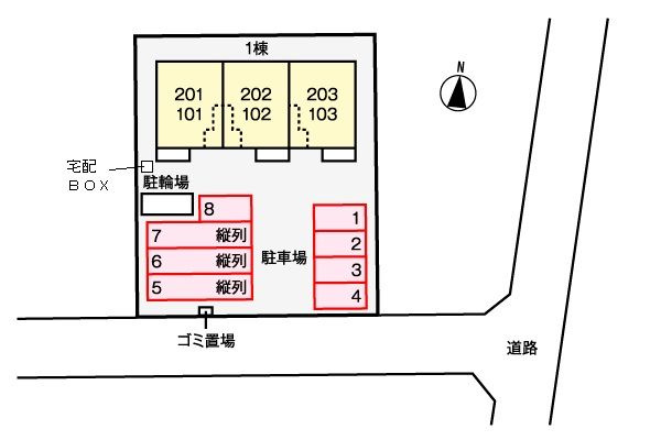 サウス・ロベリアの駐車場