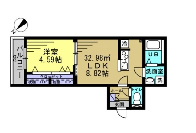 AJ北小金の間取り