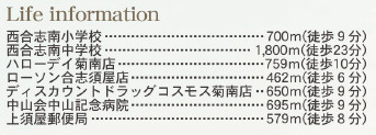 仲介手〇料不要　リーブルガーデン合志市須屋第十三【西合志南小・西合志南中】の周辺