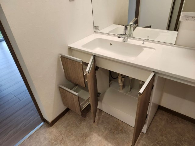Z空調（全館空調）新築戸建住宅の洗面所