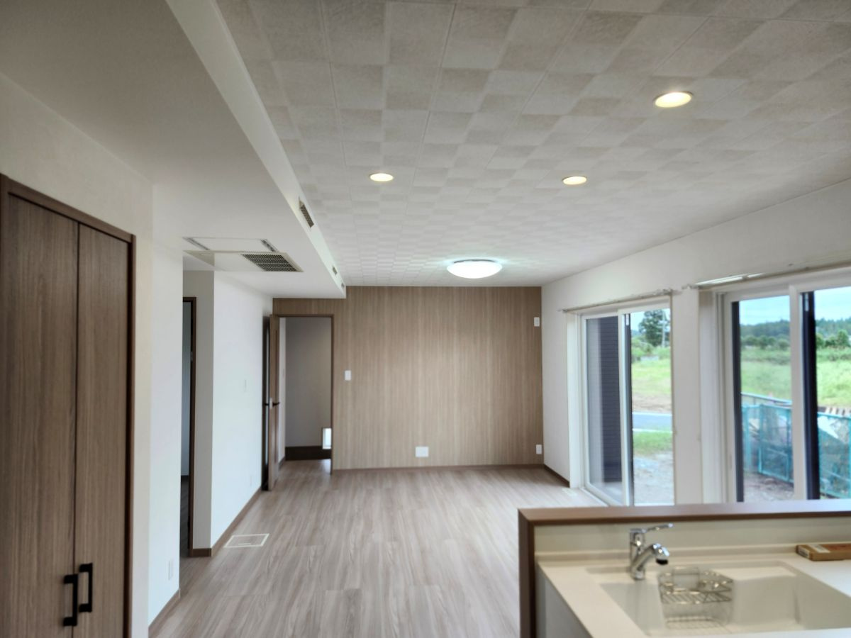 Z空調（全館空調）新築戸建住宅の居間・リビング|こちらの居間で趣味の時間をお楽しみください