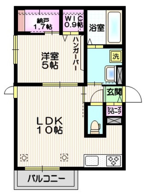 モン　メゾンの間取り|間取り図