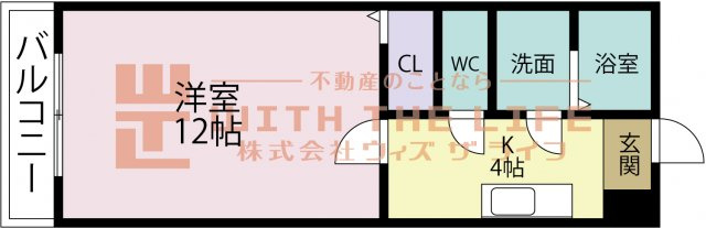 レジデンス幸【キャッシュバック対象物件】の間取り