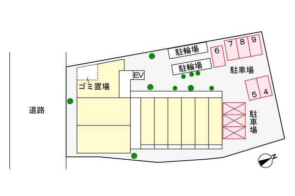カンパニュラの区画図