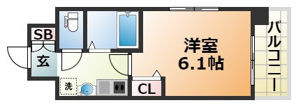エステムコート神戸西Ⅱの間取り